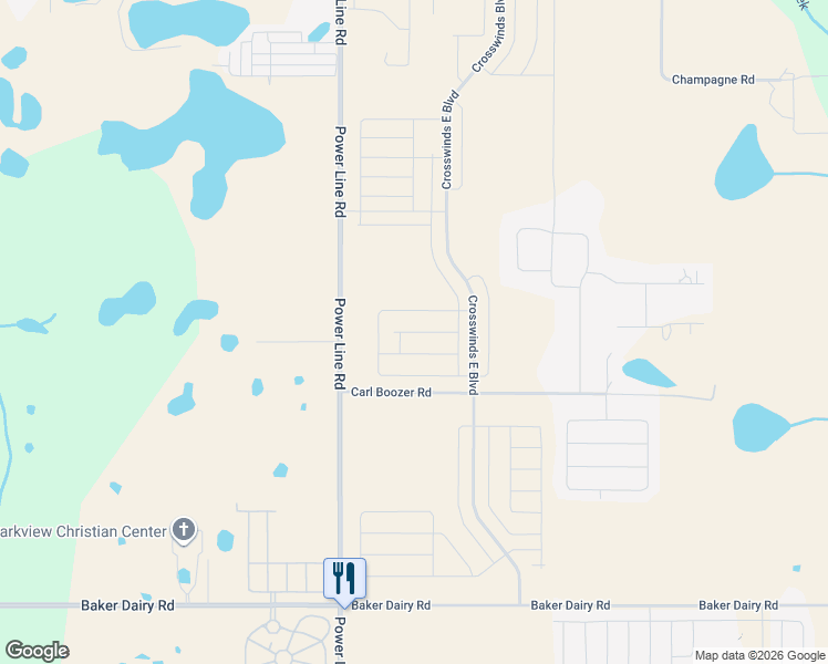 map of restaurants, bars, coffee shops, grocery stores, and more near 2885 Powerline Road in Haines City