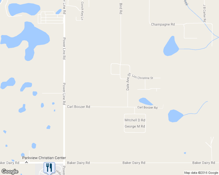 map of restaurants, bars, coffee shops, grocery stores, and more near 4550 Carl Boozer Road in Haines City