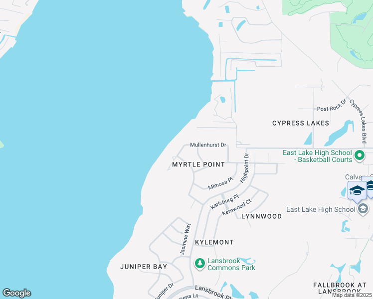 map of restaurants, bars, coffee shops, grocery stores, and more near 3774 Mullenhurst Drive in Palm Harbor