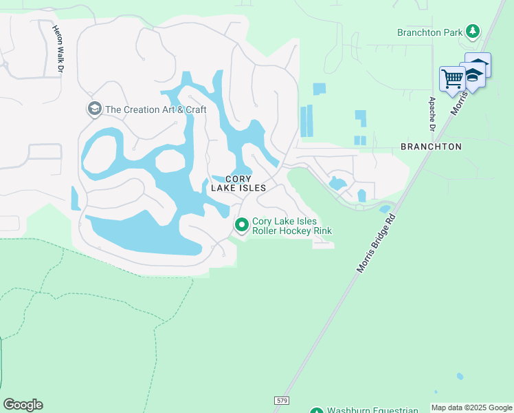 map of restaurants, bars, coffee shops, grocery stores, and more near 10419 Canary Isle Drive in Tampa