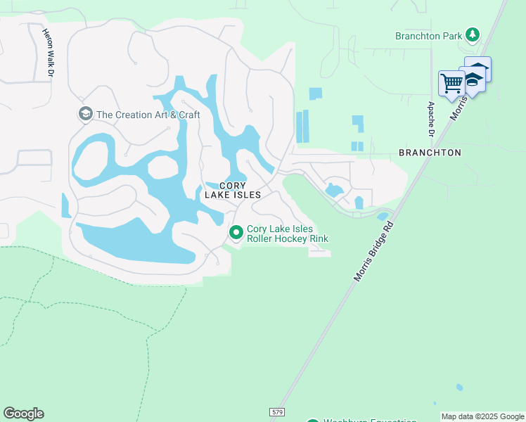 map of restaurants, bars, coffee shops, grocery stores, and more near 10416 Canary Isle Drive in Tampa