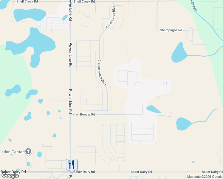 map of restaurants, bars, coffee shops, grocery stores, and more near 2584 Cut Across Shorty Drive in Haines City