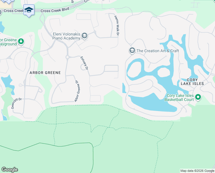 map of restaurants, bars, coffee shops, grocery stores, and more near 10266 Estuary Drive in Tampa