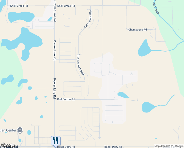 map of restaurants, bars, coffee shops, grocery stores, and more near 2584 Cut Across Shorty Drive in Haines City