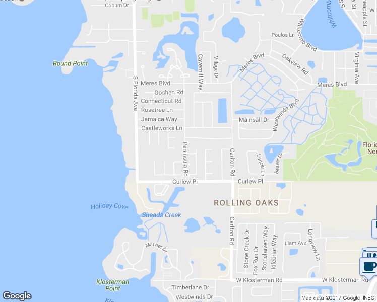map of restaurants, bars, coffee shops, grocery stores, and more near 1019 Elmendorf Trace in Tarpon Springs
