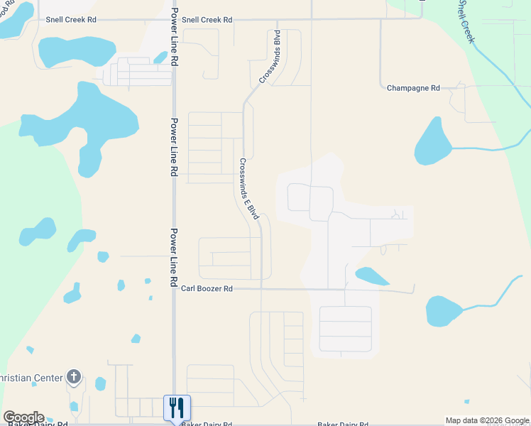 map of restaurants, bars, coffee shops, grocery stores, and more near 2584 Cut Across Shorty Drive in Haines City