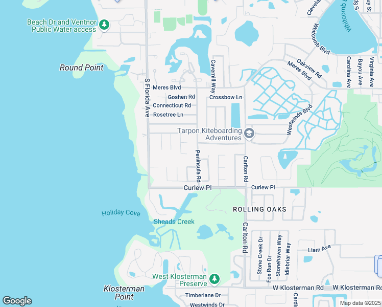 map of restaurants, bars, coffee shops, grocery stores, and more near 1412 Calumet Ct in Tarpon Springs
