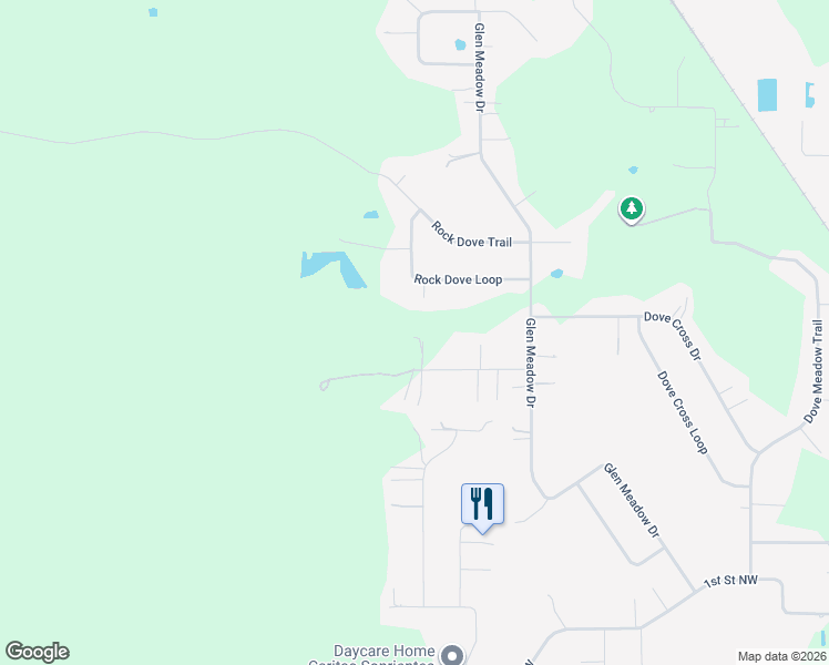 map of restaurants, bars, coffee shops, grocery stores, and more near 5327 Turtle Dove Trail in Lakeland
