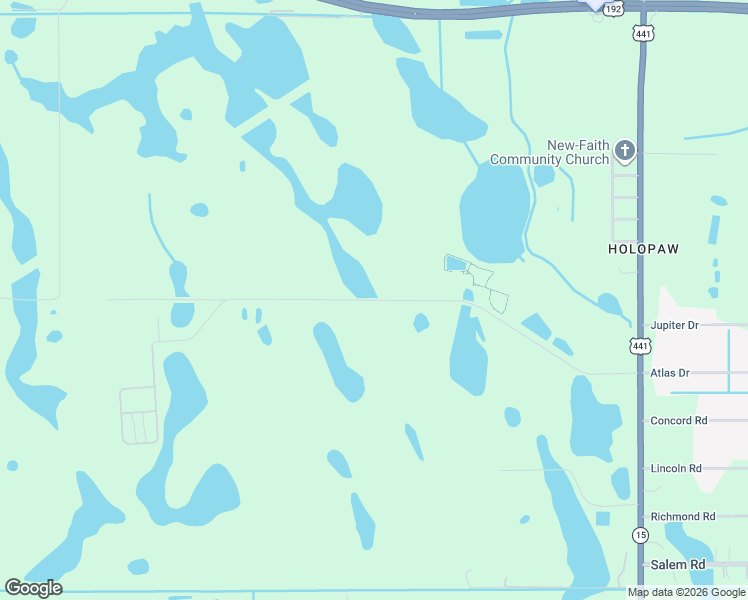 map of restaurants, bars, coffee shops, grocery stores, and more near Community Center Road in St. Cloud