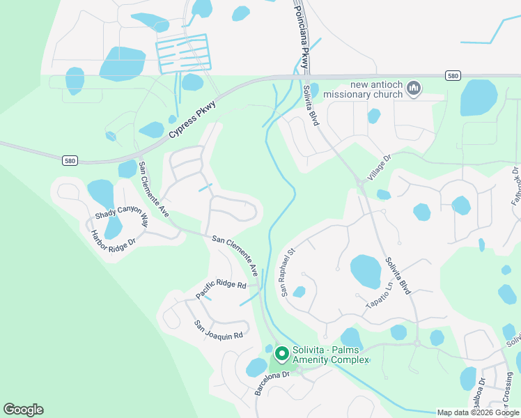 map of restaurants, bars, coffee shops, grocery stores, and more near 718 Irvine Ranch Road in Kissimmee
