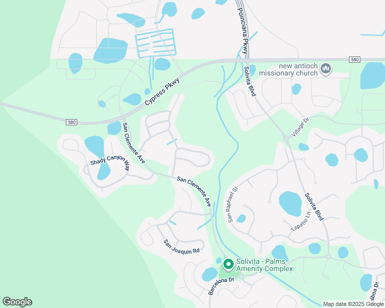 map of restaurants, bars, coffee shops, grocery stores, and more near 753 Irvine Ranch Road in Kissimmee