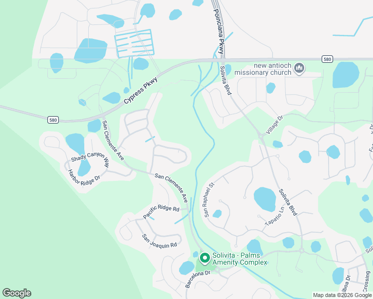 map of restaurants, bars, coffee shops, grocery stores, and more near 718 Irvine Ranch Road in Kissimmee