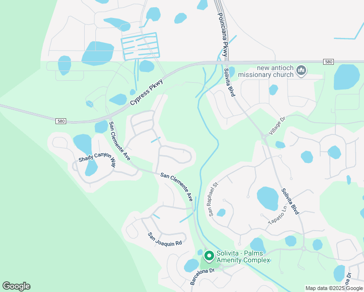 map of restaurants, bars, coffee shops, grocery stores, and more near 753 Irvine Ranch Road in Kissimmee
