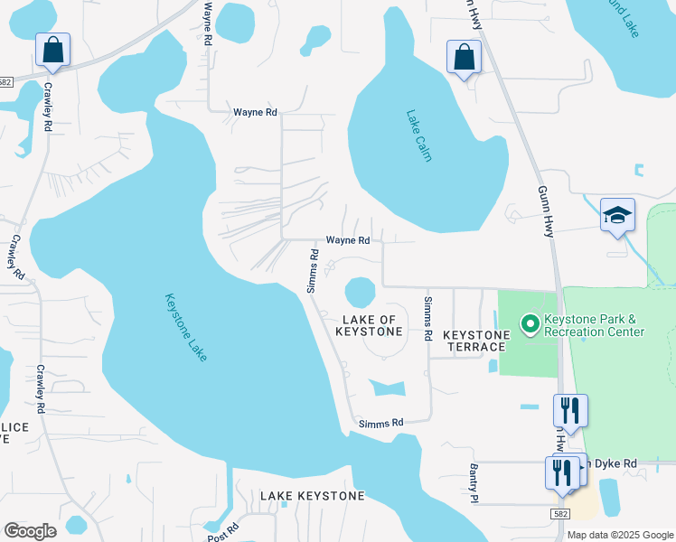 map of restaurants, bars, coffee shops, grocery stores, and more near 17816 Willow Lake Drive in Odessa
