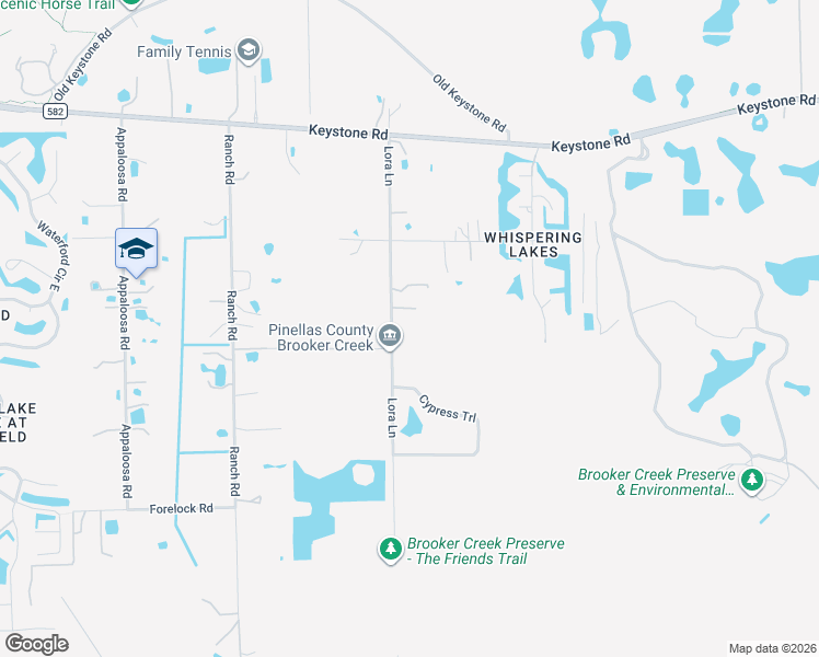 map of restaurants, bars, coffee shops, grocery stores, and more near 650-804 Lora Lane in Tarpon Springs