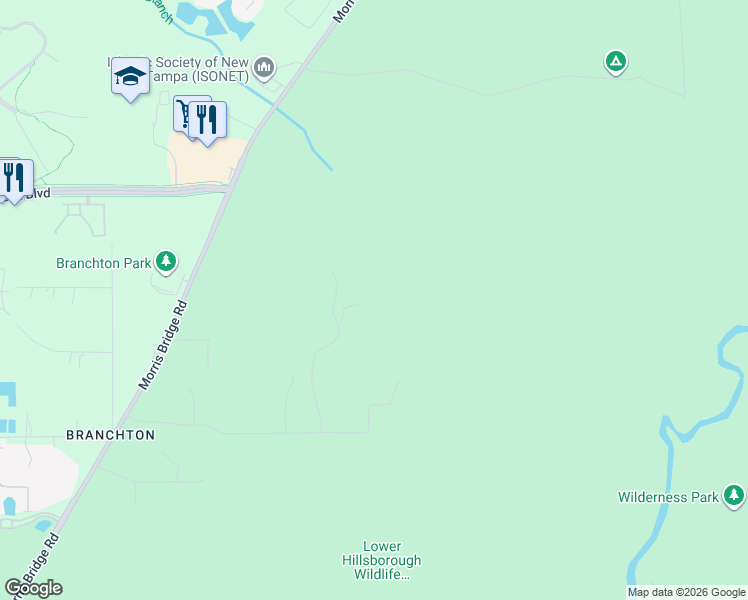 map of restaurants, bars, coffee shops, grocery stores, and more near 11031 Bonnet Hole Drive in Thonotosassa