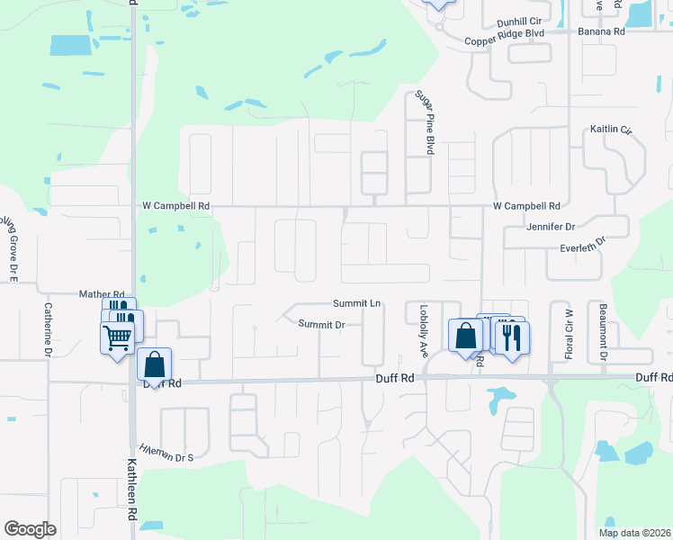map of restaurants, bars, coffee shops, grocery stores, and more near 7838 Canterbury Circle in Lakeland