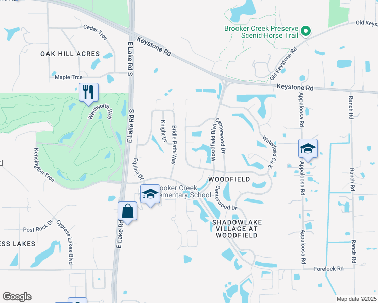 map of restaurants, bars, coffee shops, grocery stores, and more near 509 Waterford Circle West in Tarpon Springs