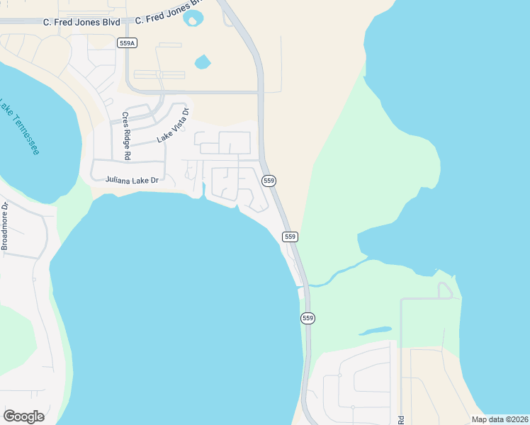map of restaurants, bars, coffee shops, grocery stores, and more near 159 Arianna Way in Auburndale