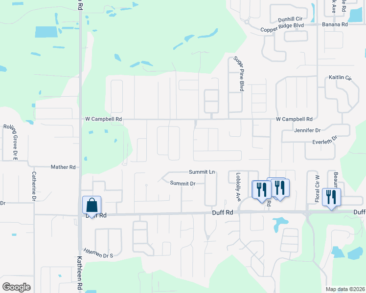 map of restaurants, bars, coffee shops, grocery stores, and more near 7838 Canterbury Circle in Lakeland
