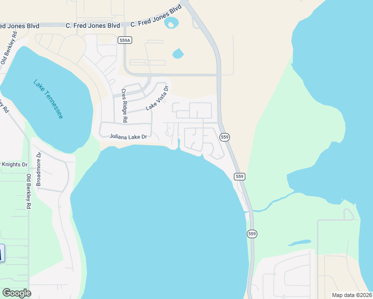 map of restaurants, bars, coffee shops, grocery stores, and more near 147 Juliana Boulevard in Auburndale