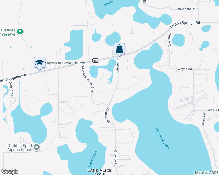 map of restaurants, bars, coffee shops, grocery stores, and more near 10501 Cyndee Lane in Odessa