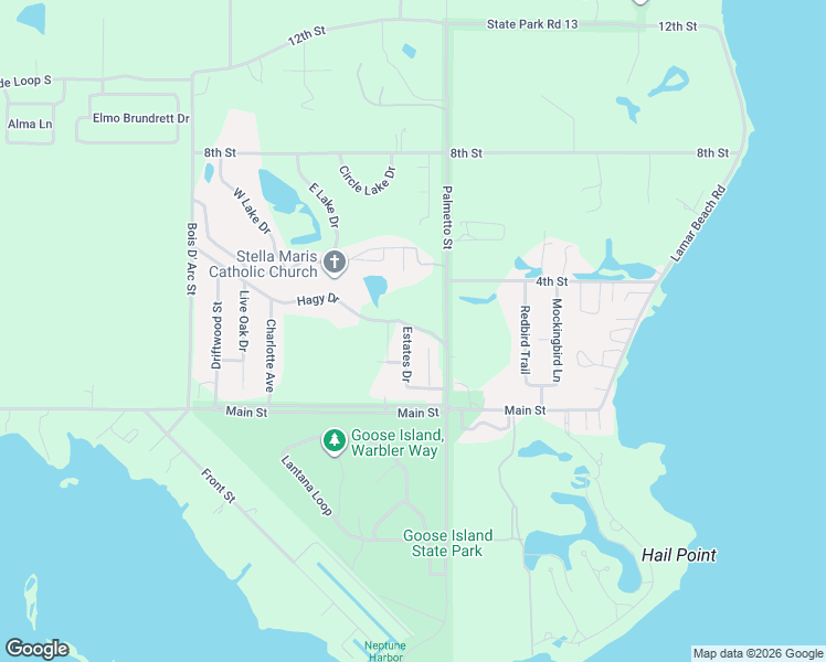map of restaurants, bars, coffee shops, grocery stores, and more near 23 Estates Drive in Rockport