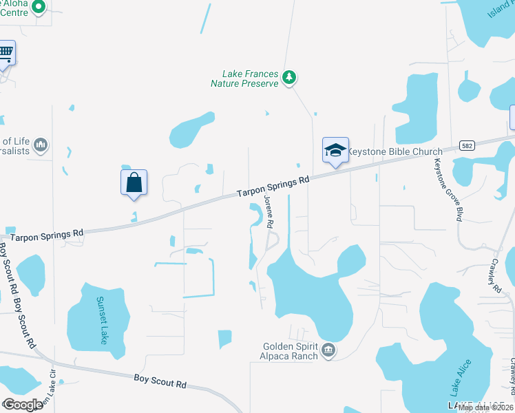 map of restaurants, bars, coffee shops, grocery stores, and more near 18324 Jorene Road in Odessa