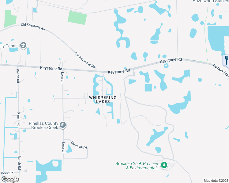map of restaurants, bars, coffee shops, grocery stores, and more near 460 Manisha Place in Tarpon Springs