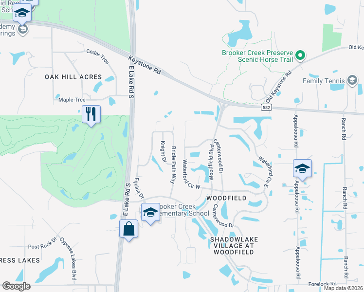 map of restaurants, bars, coffee shops, grocery stores, and more near 459 Bridle Path Way in Tarpon Springs
