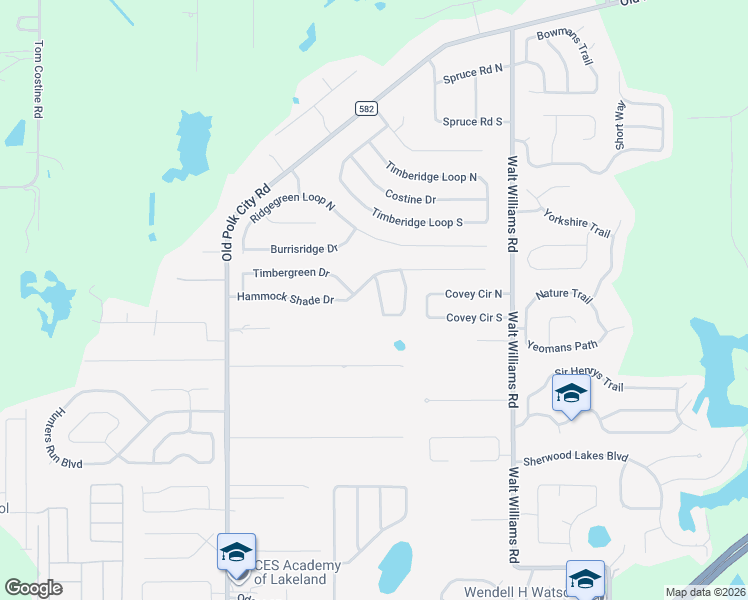 map of restaurants, bars, coffee shops, grocery stores, and more near 7719 Fox Squirrel Circle in Lakeland