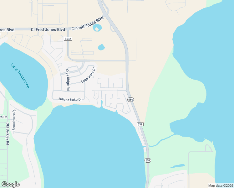 map of restaurants, bars, coffee shops, grocery stores, and more near 112 Juliana Boulevard in Auburndale