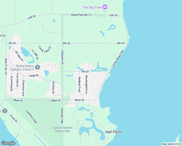 map of restaurants, bars, coffee shops, grocery stores, and more near 7 4th Street in Rockport