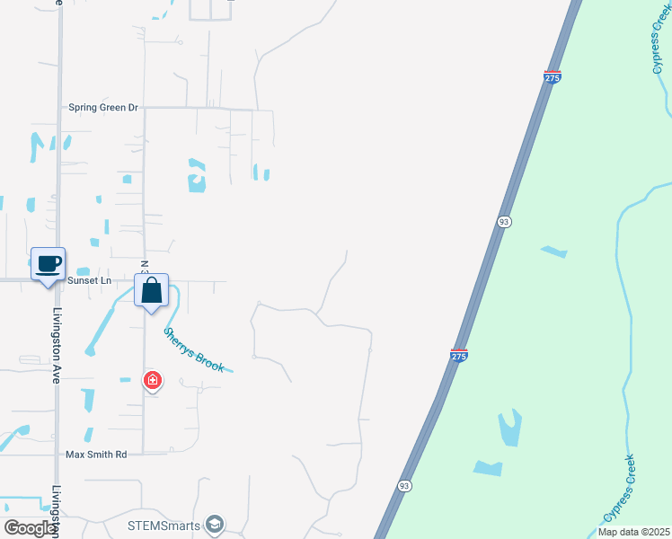 map of restaurants, bars, coffee shops, grocery stores, and more near 18416 Belfair Glen Place in Lutz