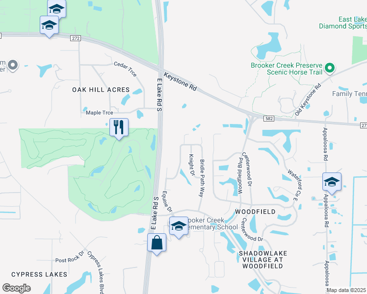 map of restaurants, bars, coffee shops, grocery stores, and more near 378 Knight Drive in Tarpon Springs