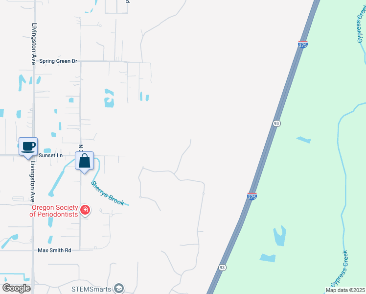 map of restaurants, bars, coffee shops, grocery stores, and more near 18416 Belfair Glen Place in Lutz