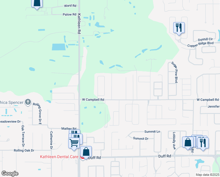 map of restaurants, bars, coffee shops, grocery stores, and more near 7954 Ashley Pointe Drive in Lakeland