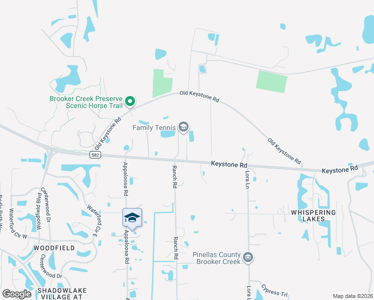 map of restaurants, bars, coffee shops, grocery stores, and more near 3561 Keystone Road in Tarpon Springs