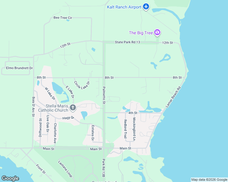 map of restaurants, bars, coffee shops, grocery stores, and more near 241 Palmetto Street in Rockport