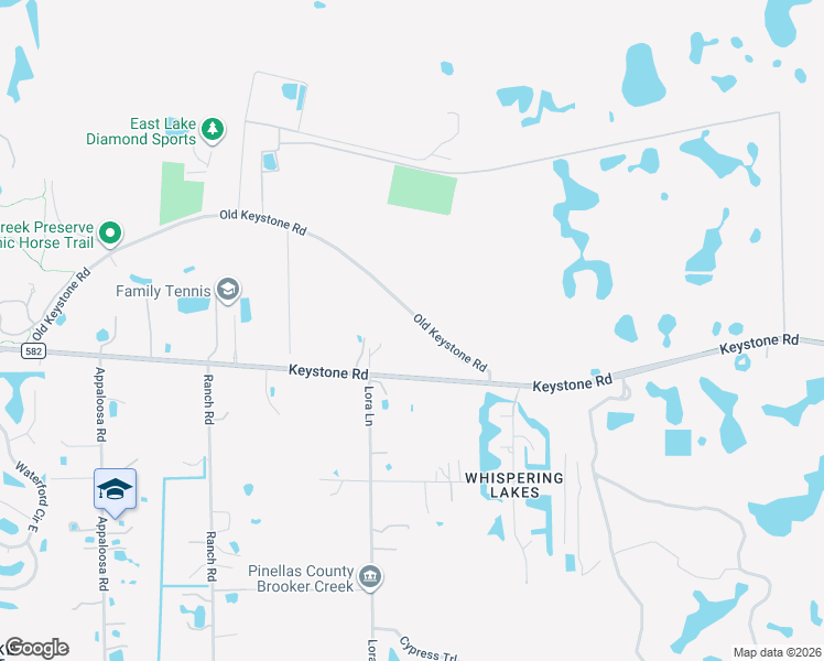 map of restaurants, bars, coffee shops, grocery stores, and more near 3738 Old Keystone Road in Tarpon Springs