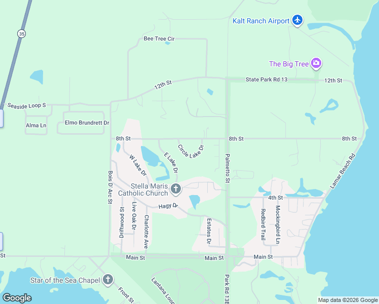 map of restaurants, bars, coffee shops, grocery stores, and more near 12 Circle Lake Drive in Rockport