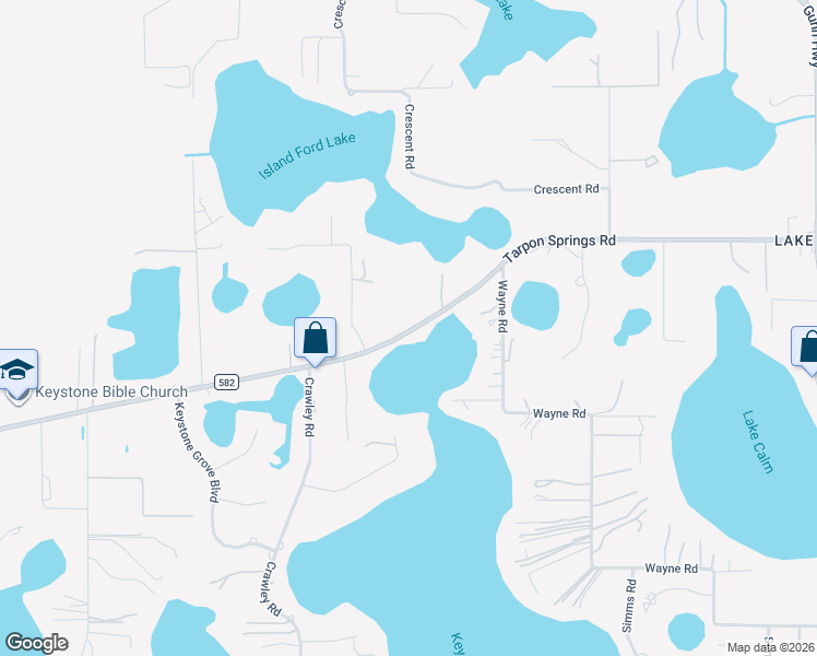 map of restaurants, bars, coffee shops, grocery stores, and more near 10025 Tarpon Springs Rd in Odessa
