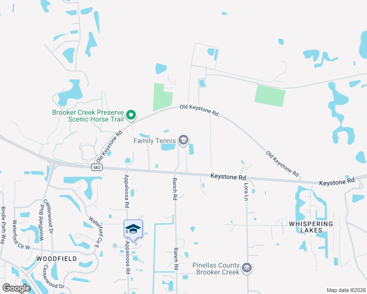 map of restaurants, bars, coffee shops, grocery stores, and more near 3561 Keystone Road in Tarpon Springs