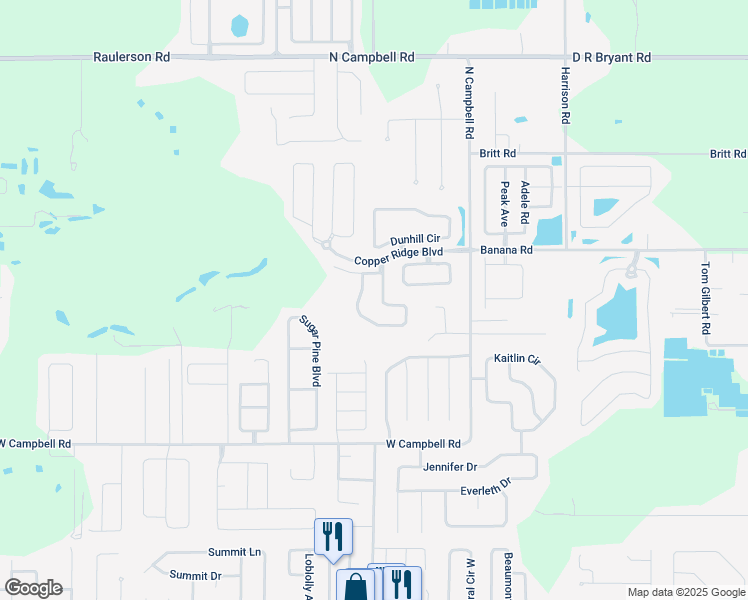 map of restaurants, bars, coffee shops, grocery stores, and more near 8194 Westmont Terrace Drive in Lakeland