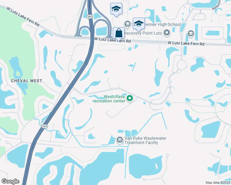 map of restaurants, bars, coffee shops, grocery stores, and more near 5606 Tpc Boulevard in Lutz