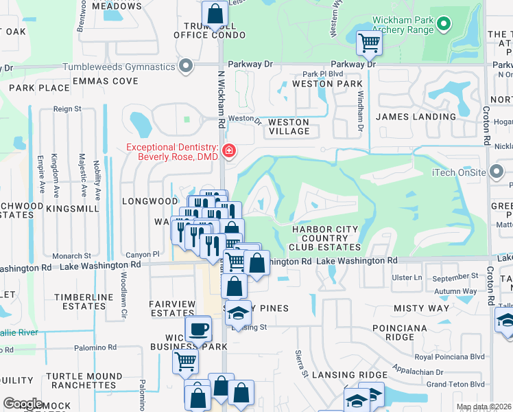 map of restaurants, bars, coffee shops, grocery stores, and more near 2848 Caribbean Isle Blvd in Melbourne