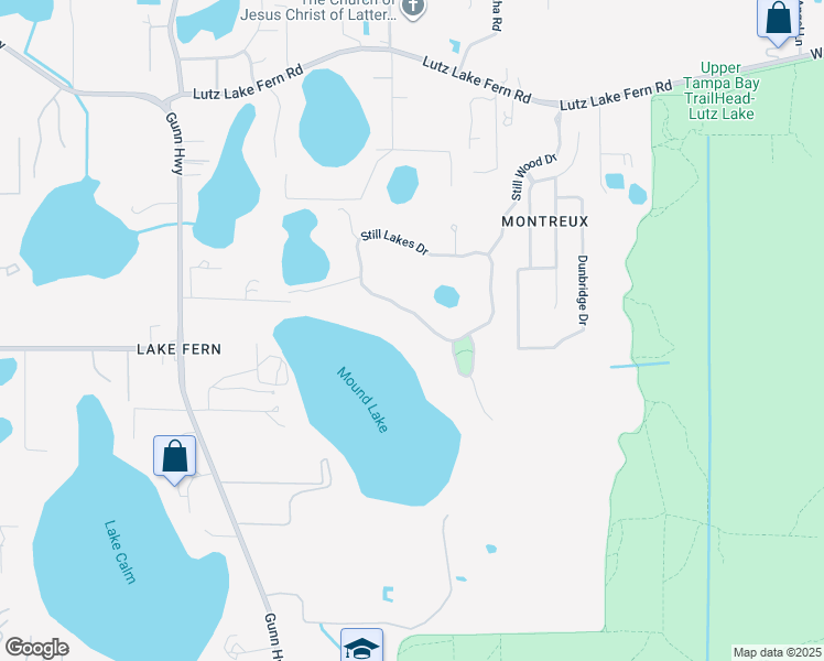 map of restaurants, bars, coffee shops, grocery stores, and more near 7726 Still Lakes Drive in Odessa