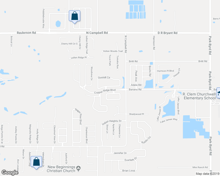 map of restaurants, bars, coffee shops, grocery stores, and more near 2815 Dunhill Circle in Lakeland