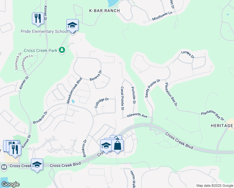 map of restaurants, bars, coffee shops, grocery stores, and more near 10559 San Travaso Drive in Tampa