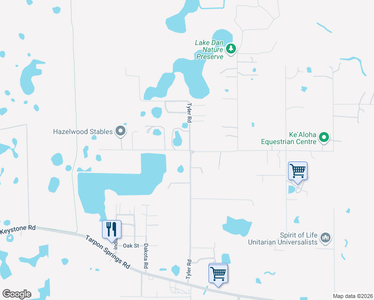 map of restaurants, bars, coffee shops, grocery stores, and more near 12819 Tyler Run Avenue in Odessa
